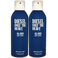 Diesel Only The Brave 2 x 200 ml Deospray Deodorant Spray Deo Spray All Over Bod