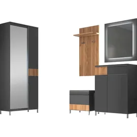 PLACES OF STYLE Onyx Garderoben-Set 5-tlg. 0 x 0 x 0 grau
