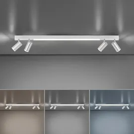 Pure Lines 4-flg. grau, Aluminium