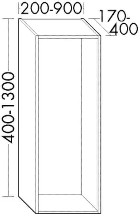 Burgbad Basis Korpus rc40 System PG2 100x2400x139 Lichtgrau Ultramatt, PLAA003F5778 PLAA003F5778