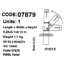 MERANUS GMBH Leiterkippgelenk V2A Ø Ø 43 mm