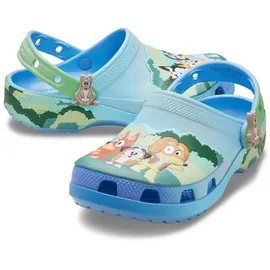 Crocs Bluey Multi Classic Clog Mehrfarbig 22