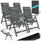 Kesser Gartenstuhl 58 x 58 x 114 cm schwarz 4 St.