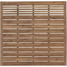 Delta Zaun Sina 180 x 180 cm Braun/Kiefer