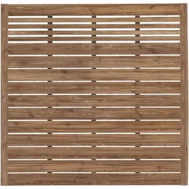 Delta Zaun Sina 180 x 180 cm Braun/Kiefer