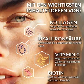Saint Nutrition Kollagen + Hyaluron Kapseln hochdosiert 1000 mg 120 St.