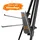 Walimex Atelierstaffelei XL 60-180 cm Aluminium 180 cm Schwarz