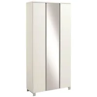 XXXLutz Garderobenschrank, Silber, Weiß, , Maße cm, B: 89