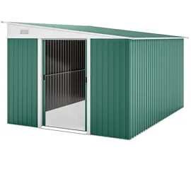 Outsunny Gerätehaus 3,45 x 2,80 m Grün