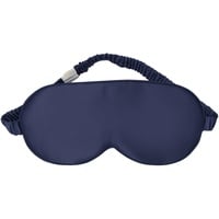 YUNCHI 100% Schlafmaske Seide Frauen Damen Herren Bequem Bio Satin Schlafbrille Silk Sleeping Eye Mask Augenmaske 19 Momme Reine Maulbeerseide Stoff Augenbinde Zum Schlafen (Navy Blau)