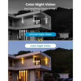 ieGeek 2K Solar Überwachungskamera Aussen Akku WLAN Kamera, Nachtsicht WiFi Outdoor, Funktioniert mit Alexa, PIR, 2-Wege Audio, mit Speicherk...