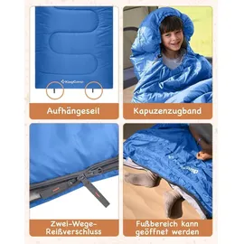 luxuskollektion Deckenschlafsack Camping 3-4 Jahreszeiten