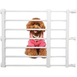 Tore Für Hunde Indoor, Türschutzgitter Absperrgitter, Ohne Bohren, Einziehbares Haustiergitter Niedrige Hundeschutzgitter - Einfache Installation Babygitter Für Türen, Treppen, Drinnen Und Draußen