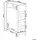 Beliani Badezimmerschrank 20 x 70 x 20 cm Weiß