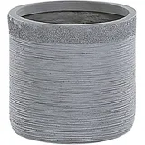 Beliani Samos 26 x 26 x 25 cm Grau