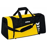 Erima Six Wings Sporttasche gelb/schwarz M