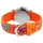 Excellanc Kinderarmbanduhr, Silikonarmband - Silber/Orange