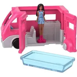 MATTEL HYF39 Barbie Mini BarbieLand Puppe und DreamCamper