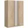 Livetastic Kleiderschrank Oakland 130 x 183 x 53 cm Eiche