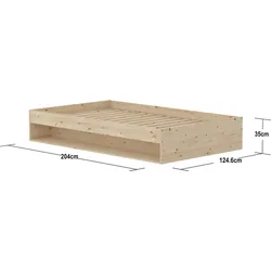 Flexa Grow Doppelbett mit Regal