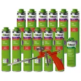 illbruck Profiset 12xFM220 Montageschaum Pistolenschaum á 750ml/Reiniger/Pistole