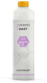 Vermop Vermo Gast Küchenreiniger, fettlösend, Effektiver Fettlöser Reiniger für die Lebensmittelindustrie, 1 Liter - Flasche