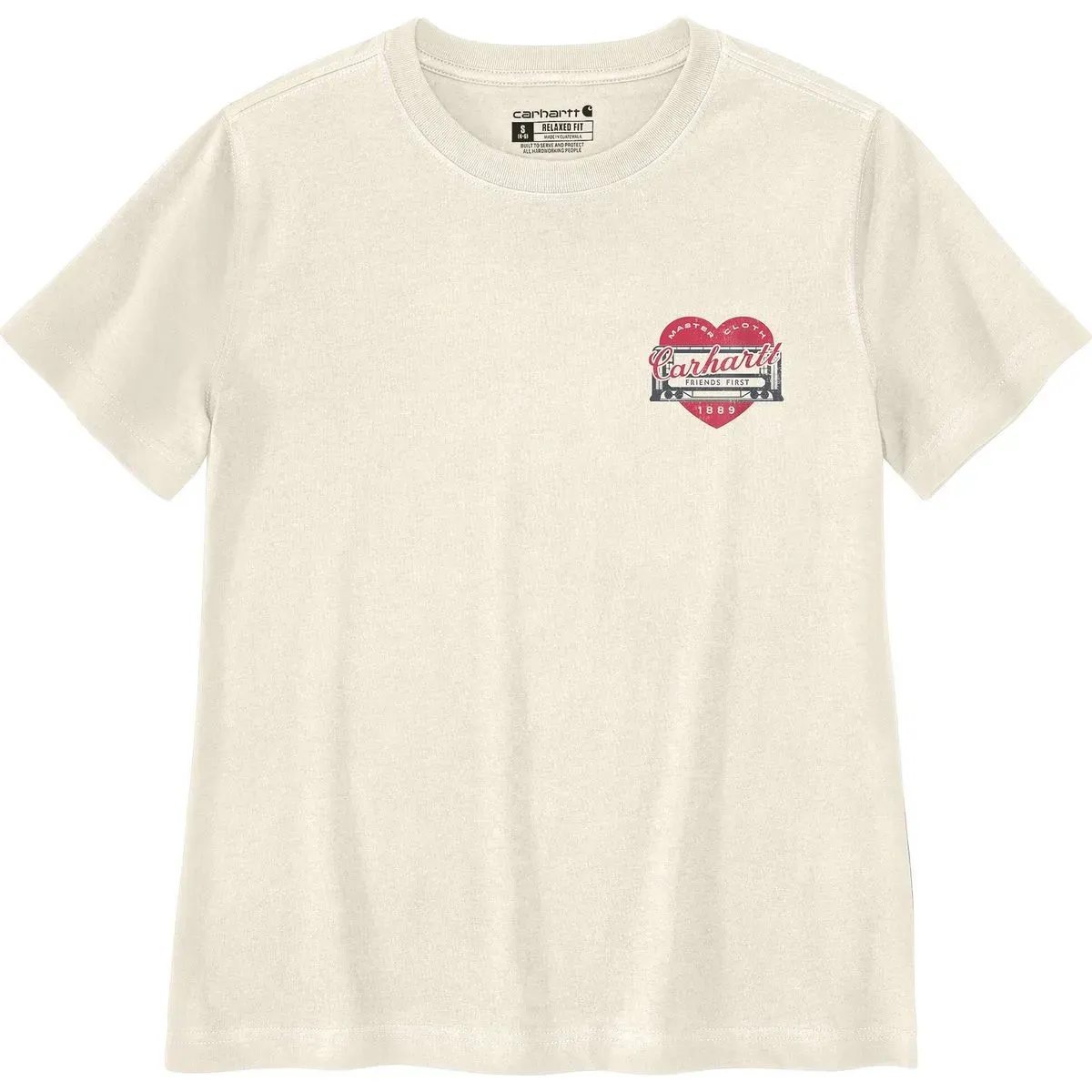 Carhartt Irvine Relaxed Heritage Heart T-shirt eggshell (W39) XS REG