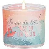 Butzon & Bercker LichtMoment So wie du bist Glas-Windlicht 6 x 6,5 cm