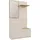 Forte Oak Squere Garderobenschrank 108,4 x 41,7 x 195,9 cm beige