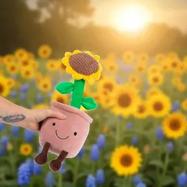 Animigos Funky Friends Kawaii Sonnenblume 30 cm Gelb