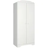 VCM Nilon Kleiderschrank 2 Türen weiß.