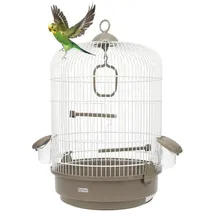 GarPet Vogelkäfig Papageienkäfig rund 0 x 0 x 0 cm weiß