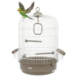 GarPet Vogelkäfig Papageienkäfig rund 0 x 0 x 0 cm weiß