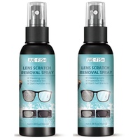 2022 New Lens Scratch Removal Spray Eyeglass Windshield Glass Repair Liquid, Hochkonzentriertes Brillenreiniger-Spray für Sonnenbrillen-Bildschirmreiniger-Werkzeuge (2pcs*100ml)