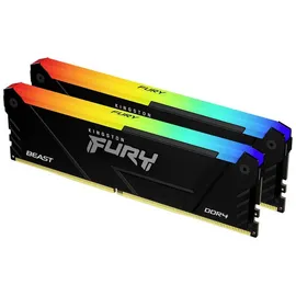 Kingston FURY Beast RGB DDR4-3200 CL16 DIMM (Kit mit 2) PC Arbeitsspeicher