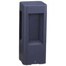 LUCANDE LED Sockelleuchte 30,5 cm anthrazit