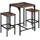 Tectake tectake® Barset, Inverness Industrial Style, mit höhenverstellbaren Kunststofffüßen