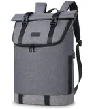 VESERI Rolltop Rucksack Damen Herren,Wasserdicht Laptop Rucksack für Reiser Lehrer,Modern Tagesrucksack