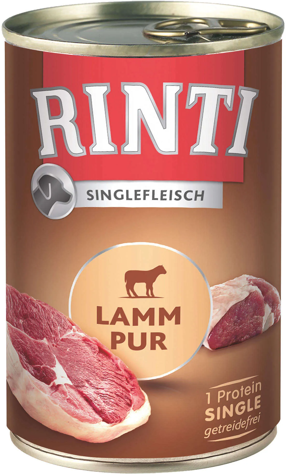 RINTI Hunde-Nassfutter Singlefleisch Pur Lamm