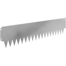 vidaXL Raseneinfassung 103 x 25 cm 10 Stück Silber