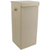 VCM Wäschebox Stoffbox Deckel Dreso L