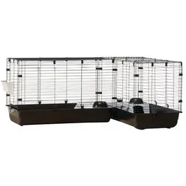 Dark Kleintierkäfig Cubix Corner 148 x 50 x 63,5 cm schwarz