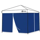 Sekey 2PCS Seitenwände für Pavillon 3x3 Wasserdicht für Pavillon Partyzelt Gartenzelt 3x3m, 2 Türen, Navy