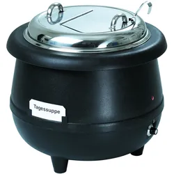 Bartscher Suppentopf Gourmet 10L schwarz