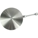 Luckyberg Induktionskochplatte für Espressokocher und Kochgeschirr Induktionskochteller Adapterplatte für Induktionsherd Gasherd Konverter aus Edelstahl Ø19cm