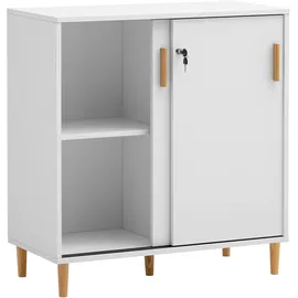 Schildmeyer Torge Aktenschrank 80,1 x 38,2 x 84,8 cm weiß