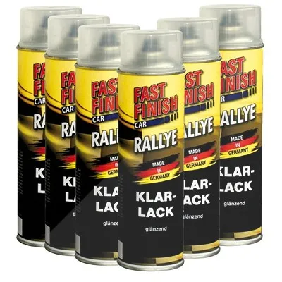 Fast Finish 6x 500ml RALLYE - Klarlack - glänzend