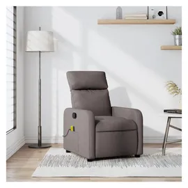 vidaXL Massagesessel, Taupe Stoff