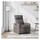 vidaXL Massagesessel, Taupe Stoff
