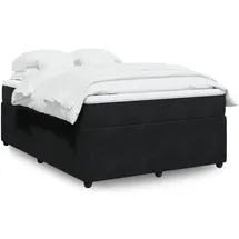 vidaXL Boxspringbett 180 x 200 cm Schwarz